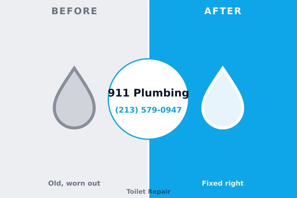 Before and after: plumbing repair Hahira, GA
